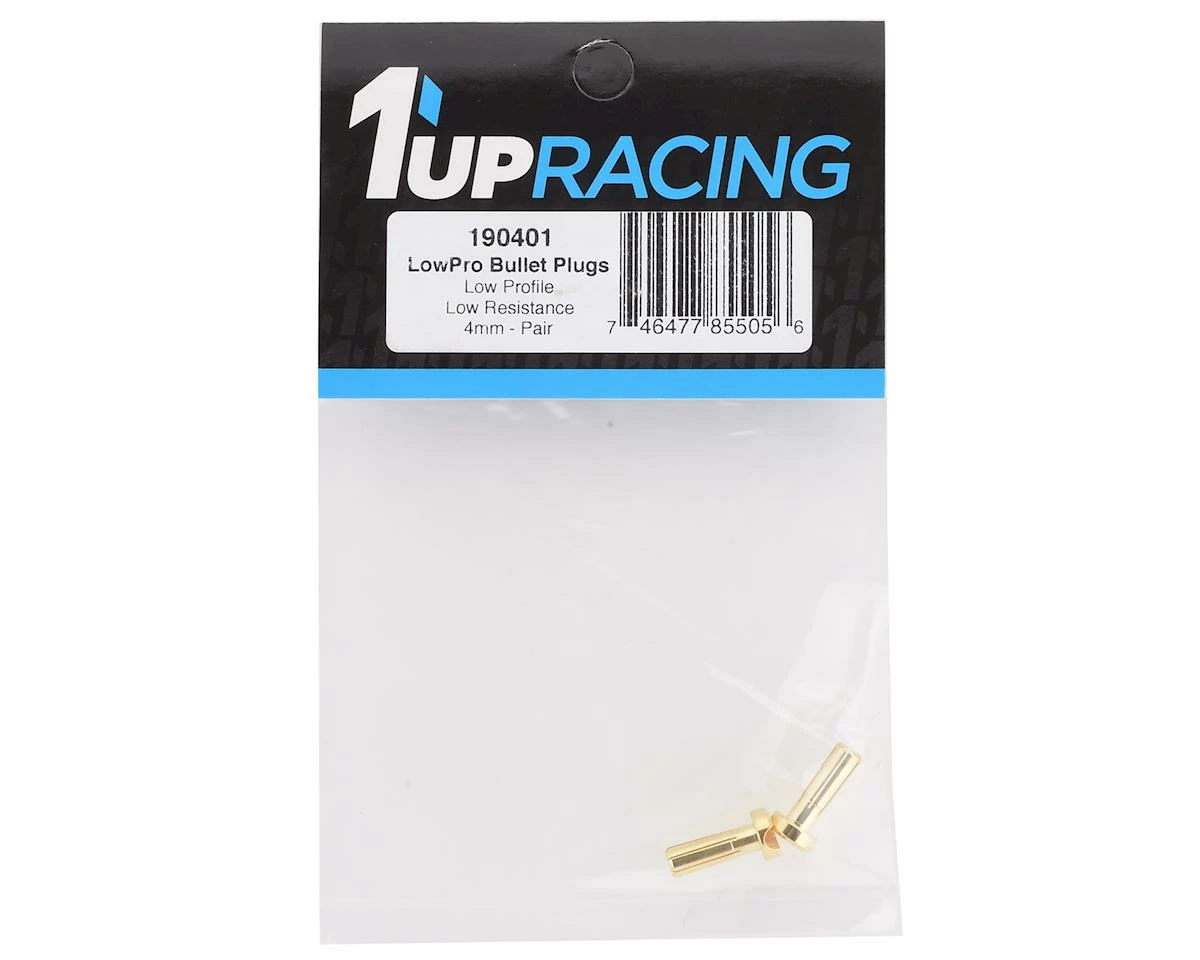 1UP Racing 4mm LowPro Bullet Plugs (2) 4 1UP Racing 4mm LowPro Bullet Plugs (2) - Image 2