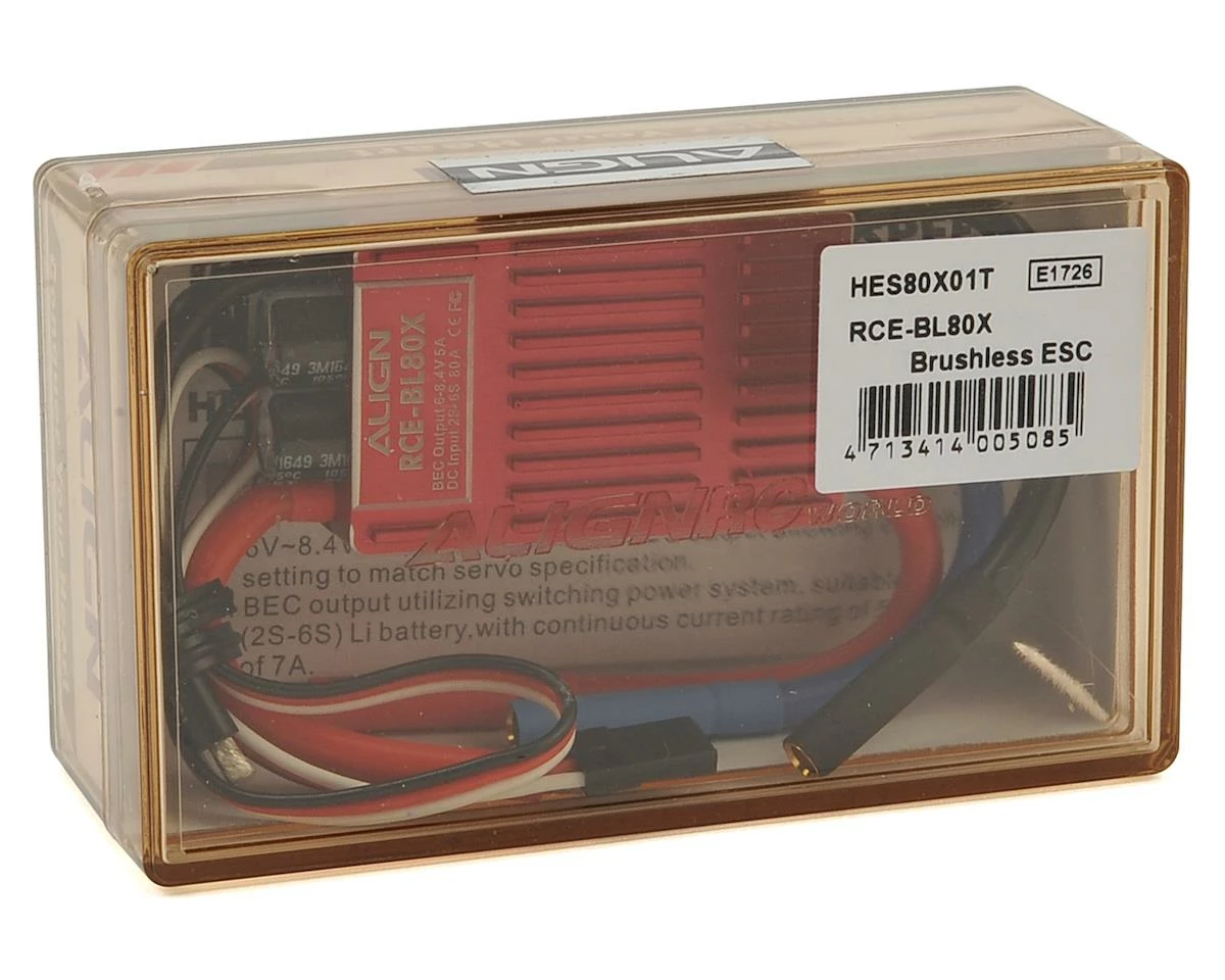 ALIGN RCE-BL80X Brushless ESC 4 ALIGN RCE-BL80X Brushless ESC - Image 2