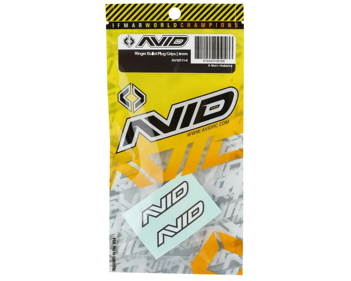 Avid RC Nger Plug Grips W/4mm Bullets 4 Avid RC Nger Plug Grips W/4mm Bullets - Image 2