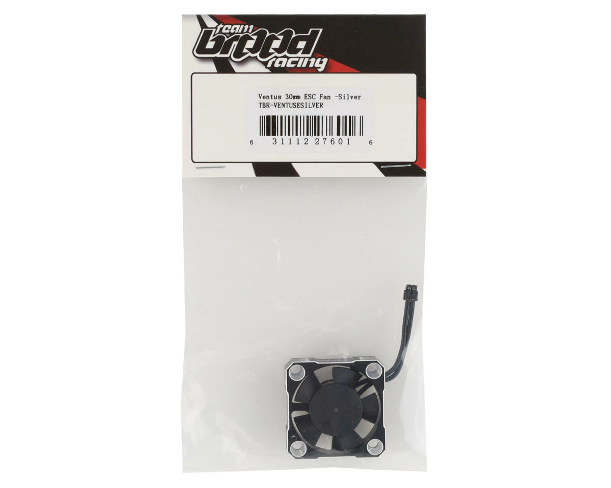 Team Brood Ventus Aluminum 30mm ESC Fan W/Micro Plug (Silver) 4 Team Brood Ventus Aluminum 30mm ESC Fan W/Micro Plug (Silver) - Image 2