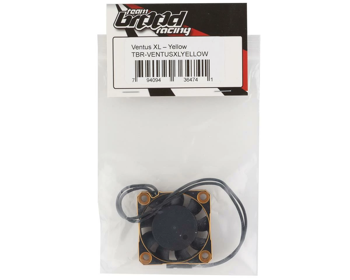 Team Brood Ventus XL 40mm HV Aluminum Cooling Fan (Yellow) 4 Team Brood Ventus XL 40mm HV Aluminum Cooling Fan (Yellow) - Image 2