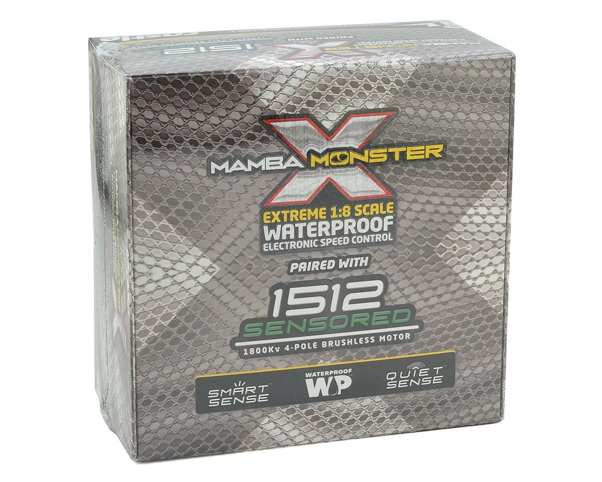 Castle Creations Monster X 1/8 Brushless ESC Combo W/1512 4-Pole Motor (1800Kv) 7 Castle Creations Monster X 1/8 Brushless ESC Combo W/1512 4-Pole Motor (1800Kv) - Image 5