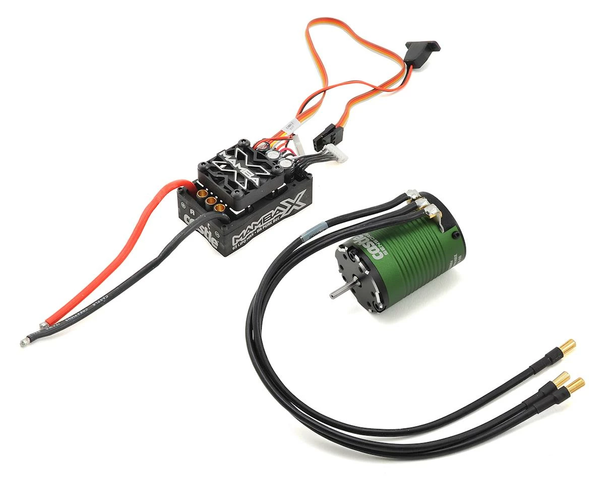 Castle Creations Mamba X 1/10 Brushless Combo W/1406 Sensored Motor (4600kV) 3 Castle Creations Mamba X 1/10 Brushless Combo W/1406 Sensored Motor (4600kV)