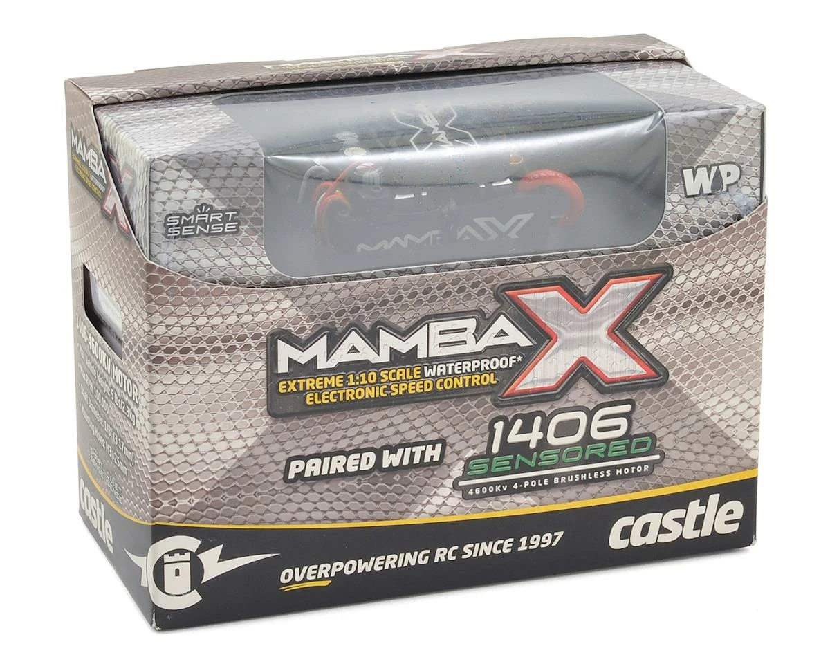 Castle Creations Mamba X 1/10 Brushless Combo W/1406 Sensored Motor (4600kV) 6 Castle Creations Mamba X 1/10 Brushless Combo W/1406 Sensored Motor (4600kV) - Image 4
