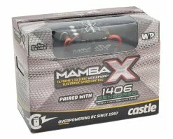 Castle Creations Mamba X 1/10 Brushless Combo W/1406 Sensored Motor (7700kV) -Futaba Shop cse010 0155 04 3