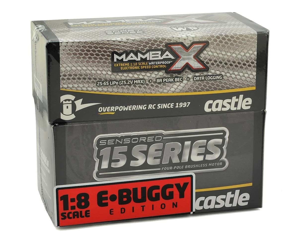 Castle Creations Mamba X Waterproof 1/8 Brushless Combo W/1515 Sensored Motor (2200kV) 6 Castle Creations Mamba X Waterproof 1/8 Brushless Combo W/1515 Sensored Motor (2200kV) - Image 4