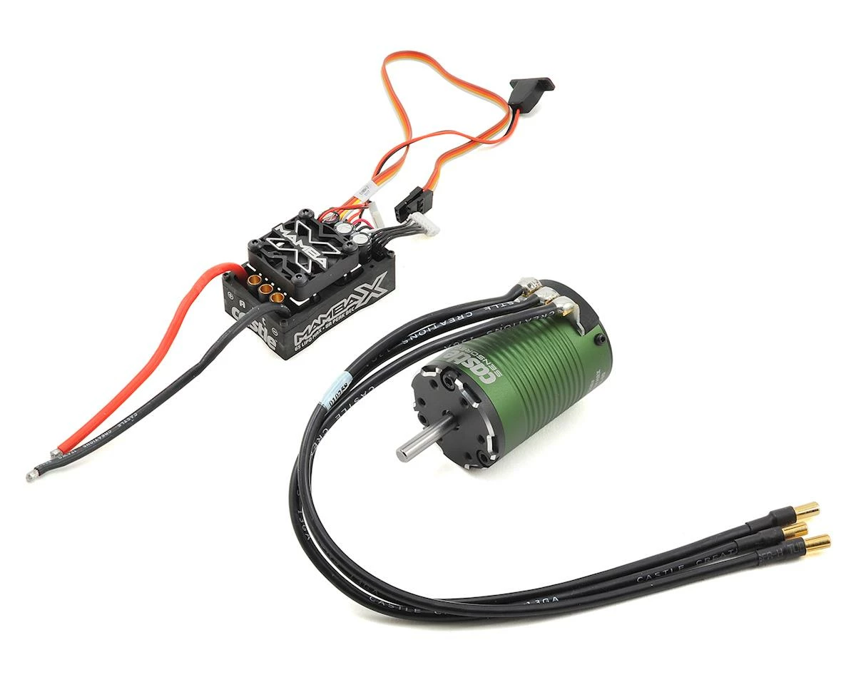 Castle Creations Mamba X SCT 1/10 Brushless Combo W/1410 Sensored Motor (5mm Shaft, 3800kV) 3 Castle Creations Mamba X SCT 1/10 Brushless Combo W/1410 Sensored Motor (5mm Shaft, 3800kV)