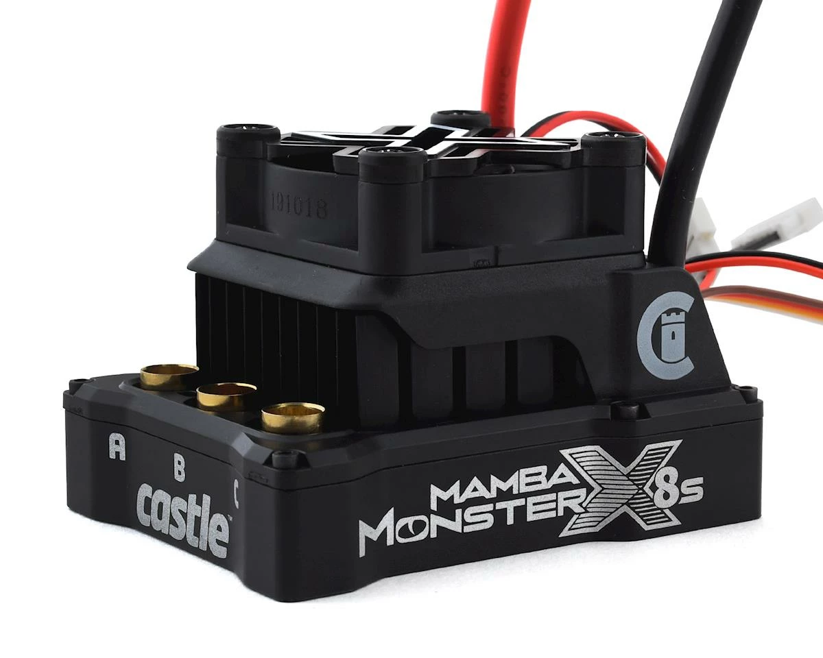 Castle Creations Mamba Monster X 8S 1/6 Brushless ESC 4 Castle Creations Mamba Monster X 8S 1/6 Brushless ESC - Image 2