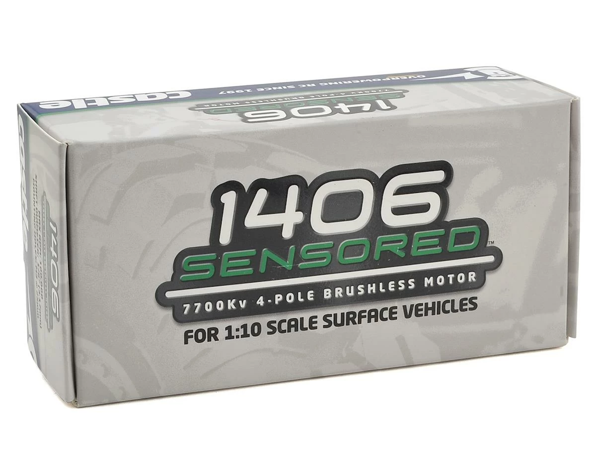 Castle Creations 1406 Sensored 4-Pole Brushless Motor (7700kV) 6 Castle Creations 1406 Sensored 4-Pole Brushless Motor (7700kV) - Image 4