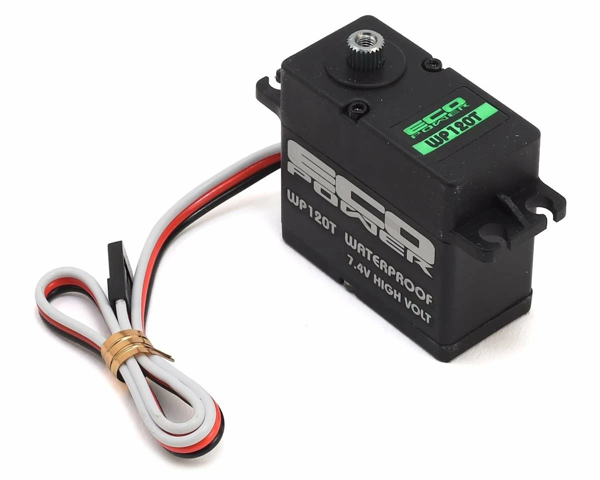 EcoPower WP120T Coreless Waterproof High Torque Metal Gear Digital Servo (High Voltage) 3 EcoPower WP120T Coreless Waterproof High Torque Metal Gear Digital Servo (High Voltage)