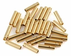 E-Flite 4mm Female Gold Bullet Connector (30)