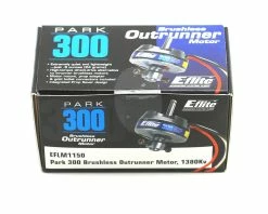 E-Flite Park 300 Brushless Outrunner Motor, 1380Kv: 2mm Bullet -Futaba Shop eflm1150 2