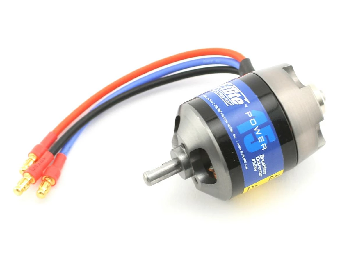 E-Flite Power 15 Brushless Outrunner Motor, 950Kv: 3.5mm Bullet 3 E-Flite Power 15 Brushless Outrunner Motor, 950Kv: 3.5mm Bullet