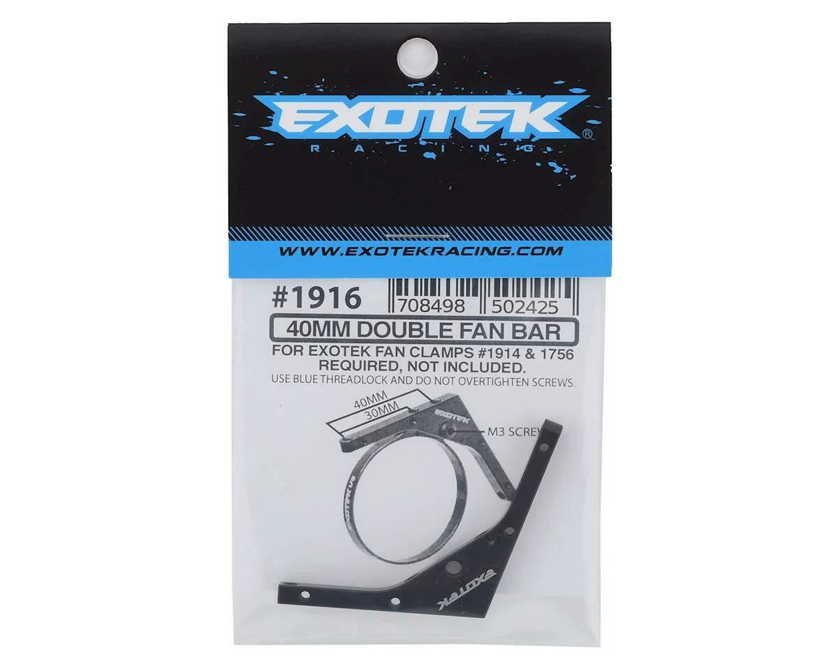 EXOTEK 40mm Dual Fan Mount Bar 4 EXOTEK 40mm Dual Fan Mount Bar - Image 2