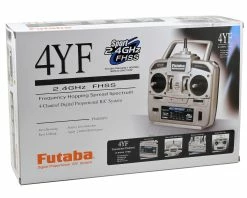 FUTABA 4YF 2.4GHz FHSS 4 Channel Radio System (Airplane) W/R2004GF Receiver -Futaba Shop fut01004361 3 3