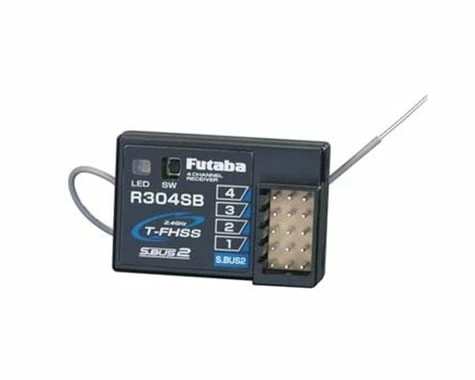 FUTABA R304SB T-FHSS 4-Channel Telemetry Enabled 2.4GHz Receiver 3 FUTABA R304SB T-FHSS 4-Channel Telemetry Enabled 2.4GHz Receiver