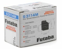 FUTABA S3114M Micro Hi-Torque Micro Plug Servo 7 FUTABA S3114M Micro Hi-Torque Micro Plug Servo -Futaba Shop fut01102265 3 2