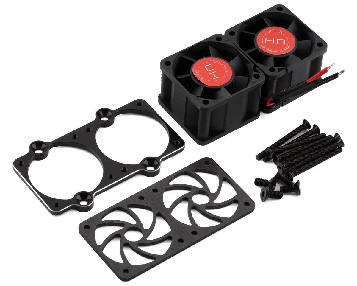 Hot Racing Kraton/Outcast 8S Twin 40mm Twister Motor Cooling Fan Kit (11.1V) 3 Hot Racing Kraton/Outcast 8S Twin 40mm Twister Motor Cooling Fan Kit (11.1V)