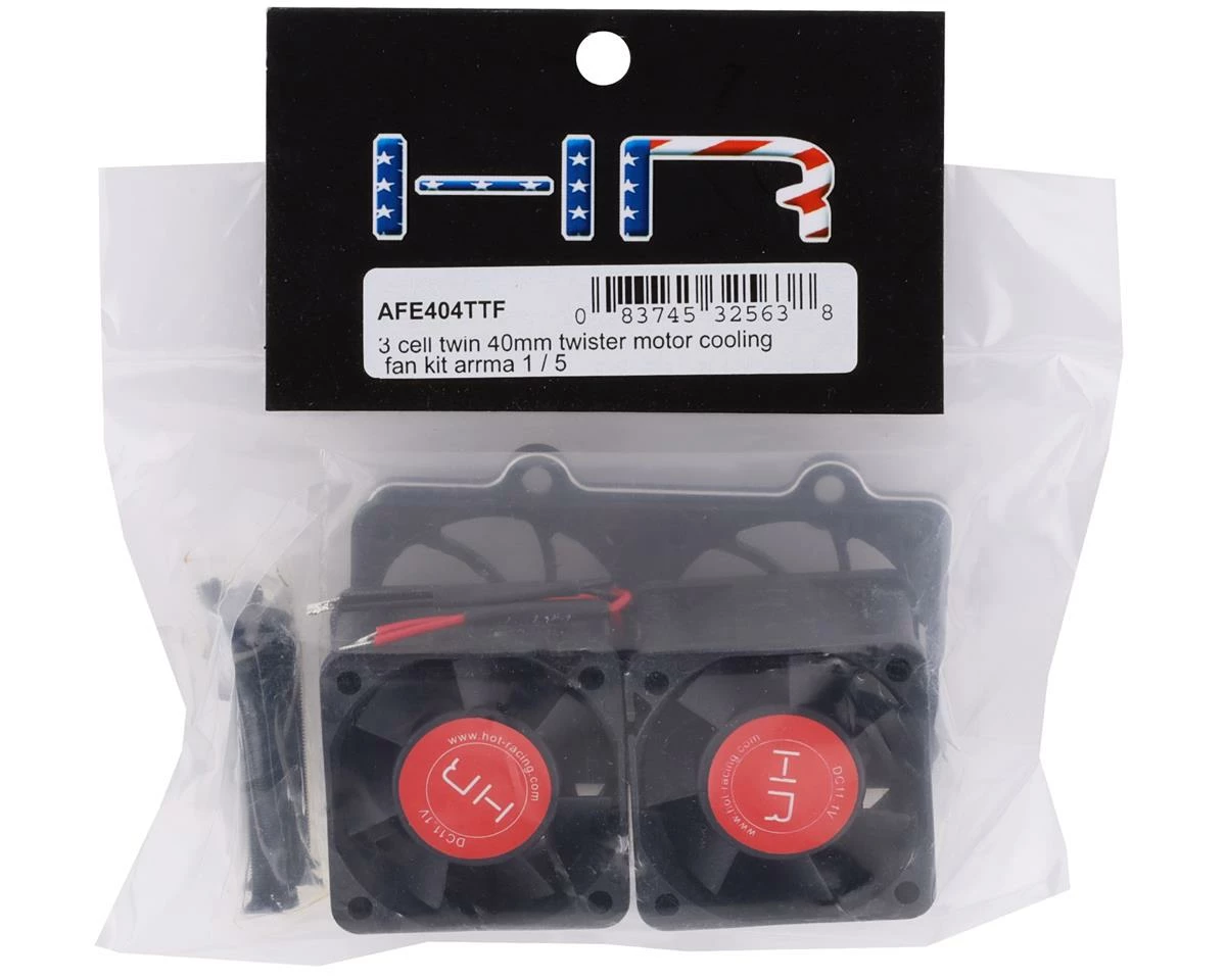 Hot Racing Kraton/Outcast 8S Twin 40mm Twister Motor Cooling Fan Kit (11.1V) 4 Hot Racing Kraton/Outcast 8S Twin 40mm Twister Motor Cooling Fan Kit (11.1V) - Image 2