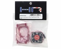 Hot Racing Clip-On Two-Piece Motor Heat Sink W/Fan (Red) -Futaba Shop hramh550te02 2