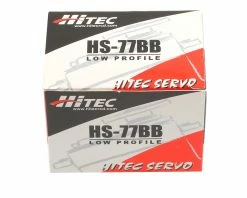 Hitec HS-77BB Servo Low Profile BB Universal -Futaba Shop hrc31077s 2