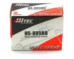 Hitec HS-805BB Mega 1/4 Scale Ball Bearing Servo -Futaba Shop hrc31805s 2