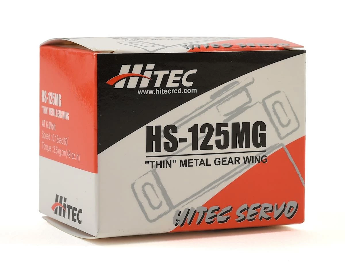 Hitec HS-125MG Metal Gear Wing Servo 5 Hitec HS-125MG Metal Gear Wing Servo - Image 3