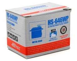 Hitec HS-646WP Standard Metal Gear Ultra Torque Analog Servo (High Voltage) 7 Hitec HS-646WP Standard Metal Gear Ultra Torque Analog Servo (High Voltage) -Futaba Shop hrc32646w 2