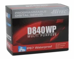Hitec D840WP Waterproof High Speed Steel Gear Large Scale Servo (High Voltage) 7 Hitec D840WP Waterproof High Speed Steel Gear Large Scale Servo (High Voltage) -Futaba Shop hrc36840 2
