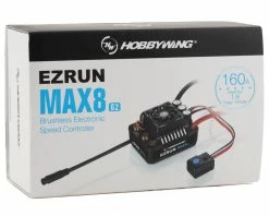 Hobbywing EZRun Max8 G2 Waterproof Brushless ESC W/XT90 Plug -Futaba Shop hwa30103203 2