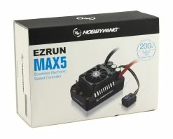 Hobbywing EZRun MAX5 V3 1/5 Scale Waterproof Brushless ESC (200A, 3-8S) 7 Hobbywing EZRun MAX5 V3 1/5 Scale Waterproof Brushless ESC (200A, 3-8S) -Futaba Shop hwa3010400 2