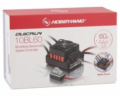 Hobbywing Quicrun WP-10BL60 Waterproof Sensorless Brushless ESC -Futaba Shop hwa30107100 2