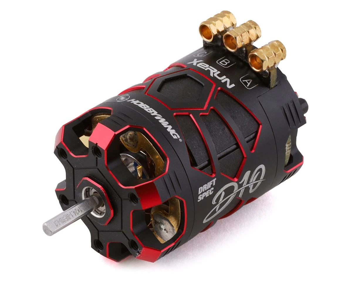Hobbywing Xerun D10 Drift Brushless Motor (13.5T) (Red) 3 Hobbywing Xerun D10 Drift Brushless Motor (13.5T) (Red)