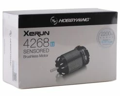 Hobbywing Xerun 4268SD G3 1/8 Scale Sensored Brushless Motor (2200kV) 7 Hobbywing Xerun 4268SD G3 1/8 Scale Sensored Brushless Motor (2200kV) -Futaba Shop hwa30401907 2