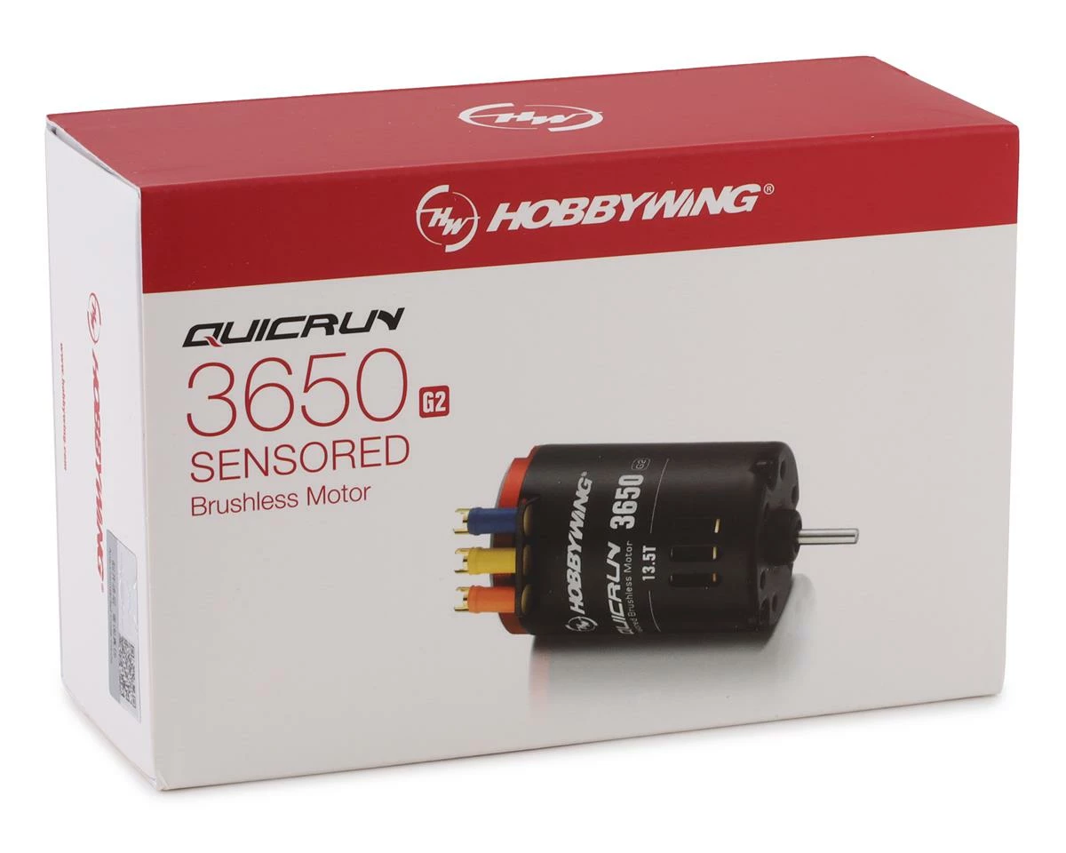 Hobbywing Quicrun 3650 G2 Sensored Brushless Motor (13.5T) 6 Hobbywing Quicrun 3650 G2 Sensored Brushless Motor (13.5T) - Image 4