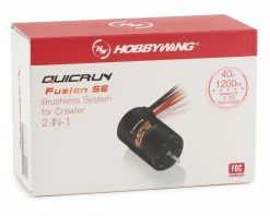 Hobbywing QuicRun Fusion SE FOC 2-in-1 Crawler Brushless ESC & Motor System (1800Kv) (540 Spec) -Futaba Shop hwa30404317 3