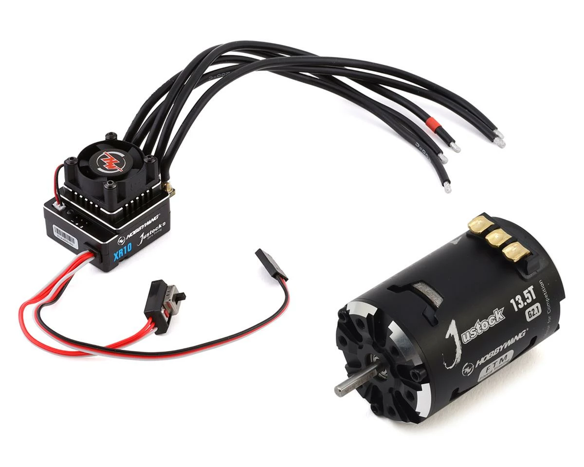 Hobbywing XR10 Justock G3 Sensored Brushless ESC/SD G2.1 Motor Combo (13.5T) 3 Hobbywing XR10 Justock G3 Sensored Brushless ESC/SD G2.1 Motor Combo (13.5T)