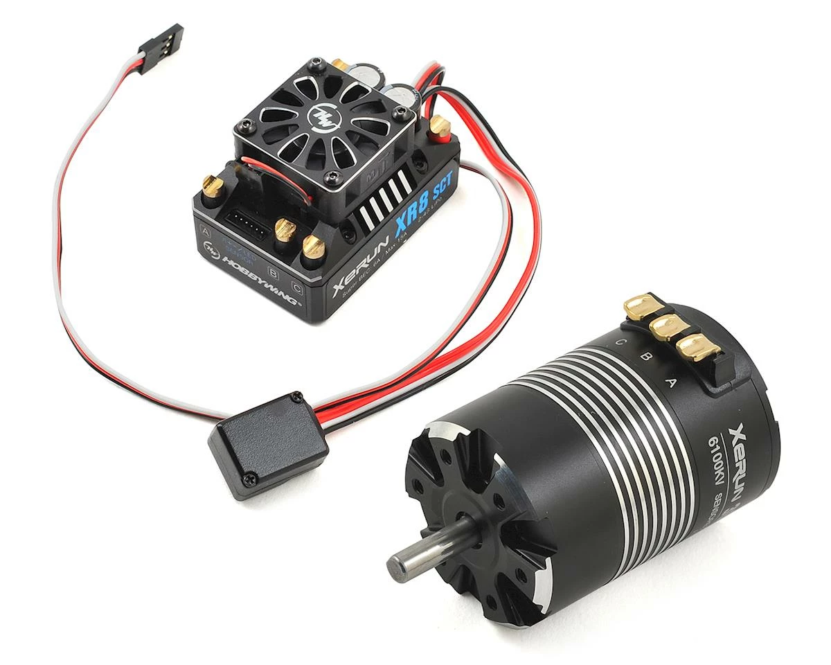 Hobbywing Xerun XR8 SCT Brushless ESC/3652SD G2 Motor Combo (6100kV) W/5mm Motor Shaft 3 Hobbywing Xerun XR8 SCT Brushless ESC/3652SD G2 Motor Combo (6100kV) W/5mm Motor Shaft