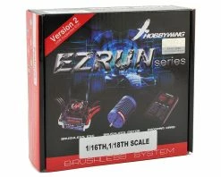 Hobbywing EZRun 18A Sensorless Brushless ESC/Motor Combo (18.0T/5200kV) W/Program Box -Futaba Shop hwa81030010 3
