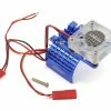 Team Integy 540/550 Motor Heatsink & Cooling Fan (Blue) -Futaba Shop intc22470bl