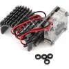 Team Integy Side Mount 540 Motor Heatsink W/Fan (Gunmetal) -Futaba Shop intc22480gun