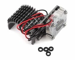 Team Integy Side Mount 540 Motor Heatsink W/Fan (Gunmetal)