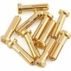 LRP 4mm Gold Works Team Bullet Connectors (10) -Futaba Shop lrp65815
