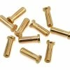 LRP 5mm Gold Works Team Bullet Connectors (10) -Futaba Shop lrp65817