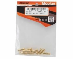 Maclan Max Current 5mm Gold Bullet Connectors (10) -Futaba Shop mcl4042 1
