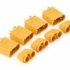 Maclan XT90 Connectors (4 Male) (Yellow) -Futaba Shop mcl4113