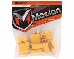 Maclan XT90 Connector (3 Female/3 Male) (Yellow) -Futaba Shop mcl4115 1