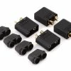 Maclan XT90 Connectors (4 Male) (Black) -Futaba Shop mcl4267