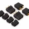 Maclan XT90 Connectors (4 Female) (Black) -Futaba Shop mcl4268