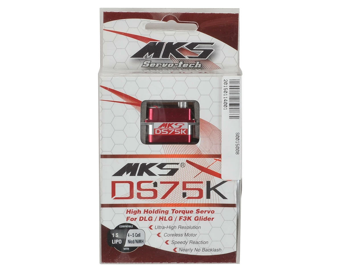 MKS Servos DS75K Titanium Gear High Speed Glider Wing Servo W/Aluminum Case 5 MKS Servos DS75K Titanium Gear High Speed Glider Wing Servo W/Aluminum Case - Image 3